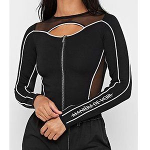 PIPED CUT OUT BODYSUIT - Manière De Voir